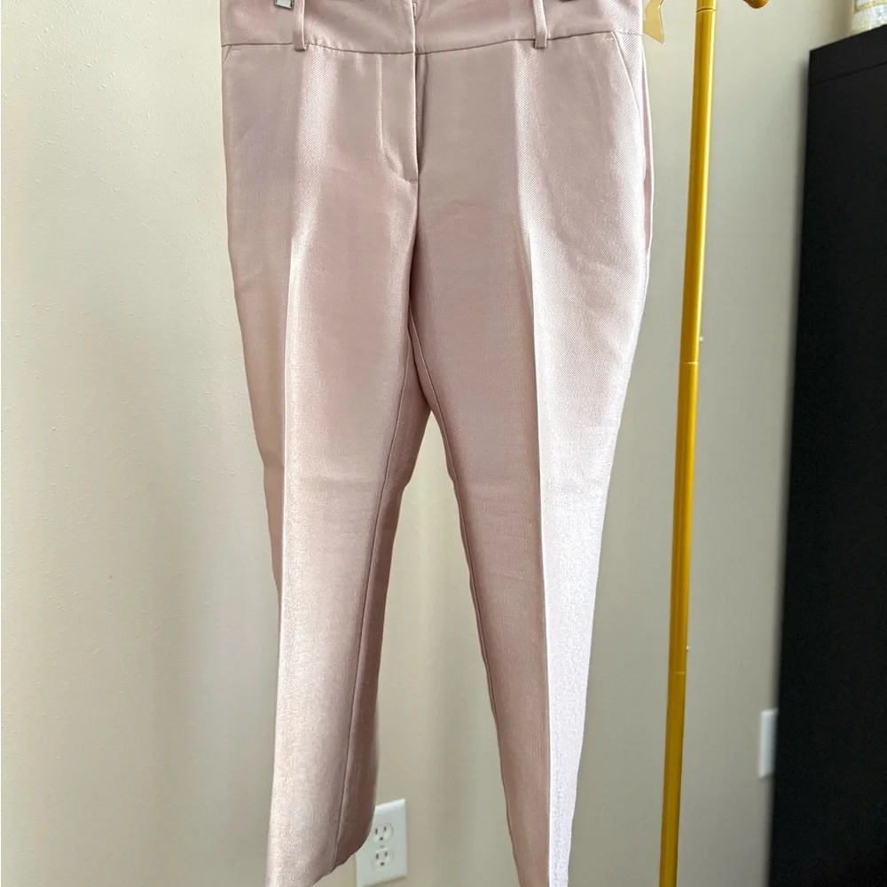 NWT Ann Taylor Signature Rose Gold Ankle Pants | Women’s Size 6 | New - Picture 2 of 10